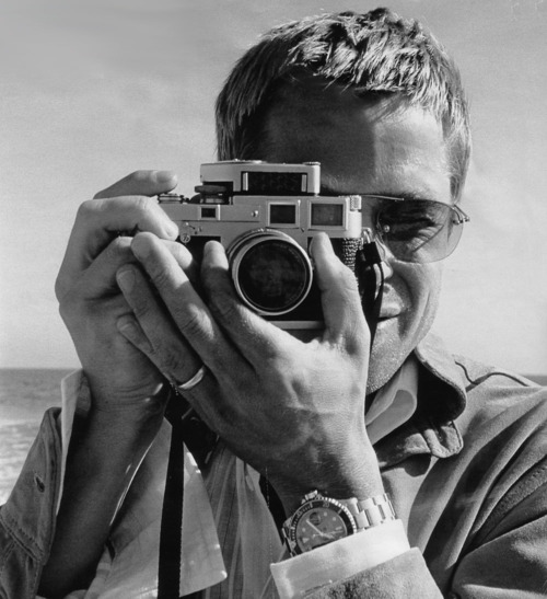 Brad Pitt with Leica M3 Silver